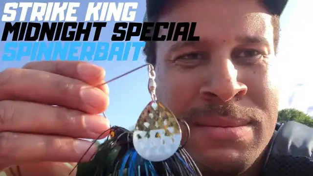 Video thumbnail for Strike King Midnight Special KVD Spinnerbait Review - Black & Blue