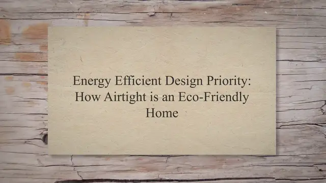 Video thumbnail for Energy Efficient Housing Design for Insulation, Heating & Cooling in an Eco-Friendly Home