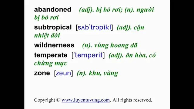 Video thumbnail for Learn English Vocabulary - Grade 10 - Unit 11 - Lesson 01