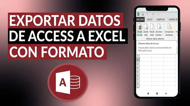 Video thumbnail for Cómo exportar datos de ACCESS a EXCEL con formato fácilmente