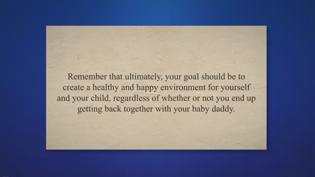 'Video thumbnail for Winning Him Back: A Guide on How to Make Your Baby Daddy Regret Leaving You'