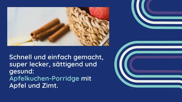 Video thumbnail for Einfach und schnell: Apfelkuchen-Porridge