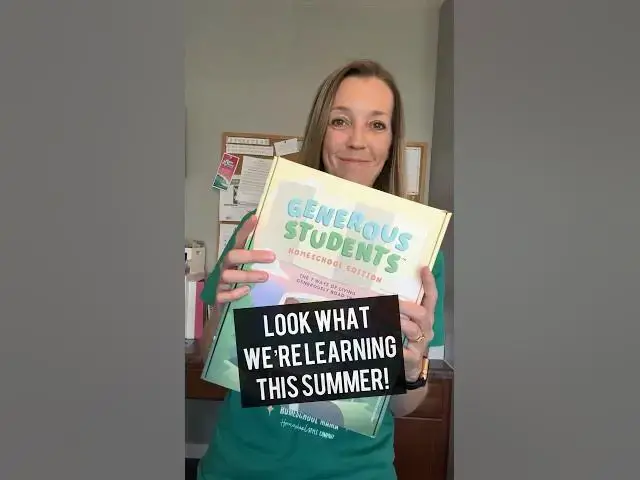 'Video thumbnail for Homeschool Curriculum Kit || Generous Students #homeschooling #homeschoolcurriculum #generosity'
