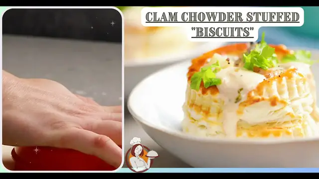 Video thumbnail for Clam Chowder Stuffed Biscuits