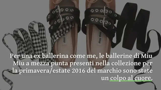 Video thumbnail for Shoes crush! Le ballerine di Miu Miu tra balletto classico e steam punk