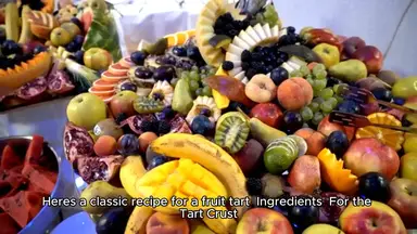 'Video thumbnail for Fruit tart recipe'