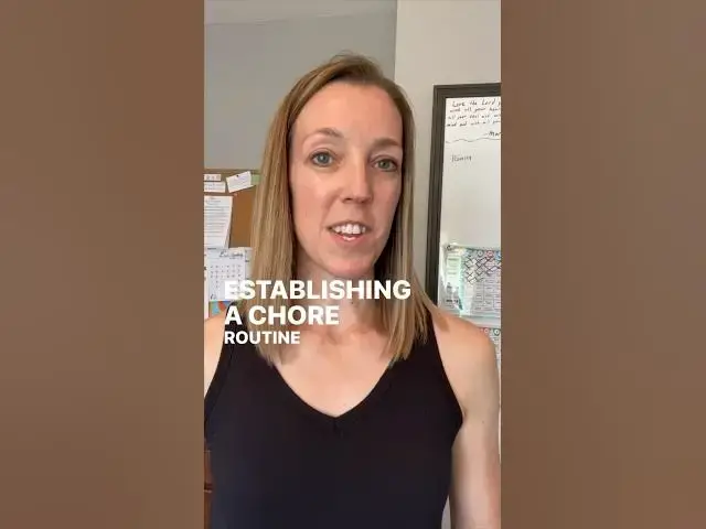 'Video thumbnail for Chore routine? Here’s ours! #homeschooling #parentingtips'