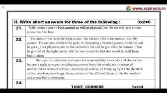 Video thumbnail for 11th English 2nd MidTerm Answer Keys 2019-20 | Namakkal District | Team Aspirants
