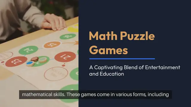 Video thumbnail for Math Puzzle Games
