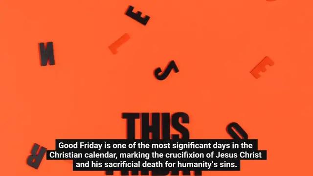 Video thumbnail for What happened on Good Friday?