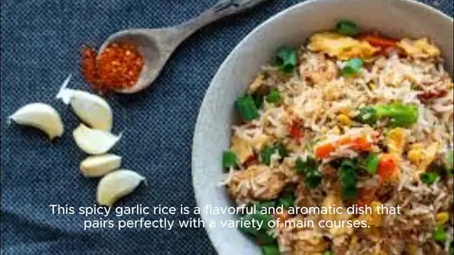 Video thumbnail for Spicy garlic rice