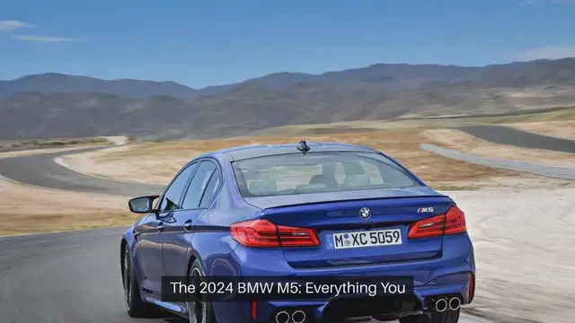Video thumbnail for The 2024 BMW M5: Everything You Need to Know