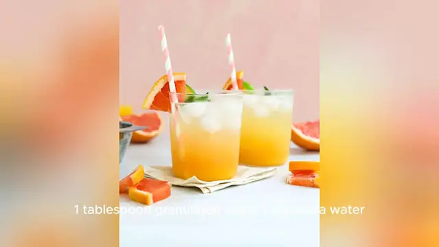 Video thumbnail for mocktails recipe