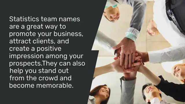 Video thumbnail for 250+ Creative And Catchy Statistics Team Names Ideas