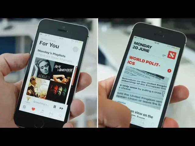 Video thumbnail for iOS 10: Apple Music and News | What’s new?