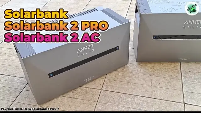 Video thumbnail for Solarbank 3 PRO Anker SOLIX | Guide d'installation et test complet batterie solaire hybride 2688Wh