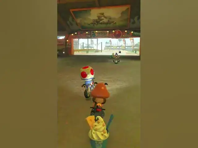 Video thumbnail for Walked right into that one 😭 #mariokartworld #racing