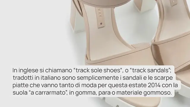 Video thumbnail for Trend scarpe estate 2014: i track sandals, i sandali con la suola carrarmato