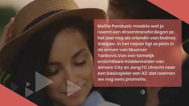 Video thumbnail for Melita Paratusic: vriendin van Muamer Tankovic, ex van Rodney Sneijder: