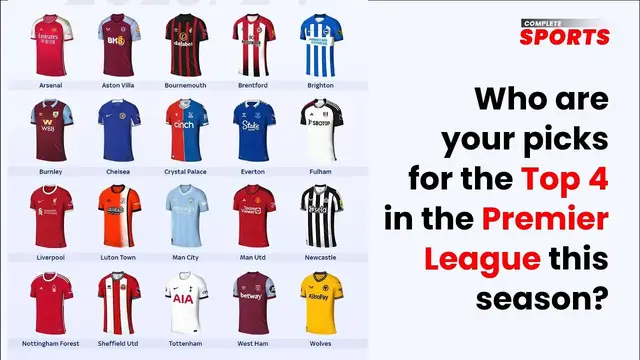 'Video thumbnail for Who Are Your Picks For The Top Four In The Premier League This Season? | Protected By DMCA.com'