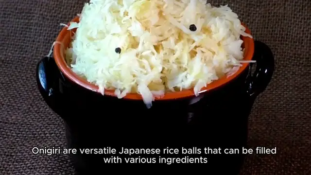 Video thumbnail for rice balls recipe