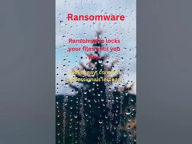 Video thumbnail for Ransomware