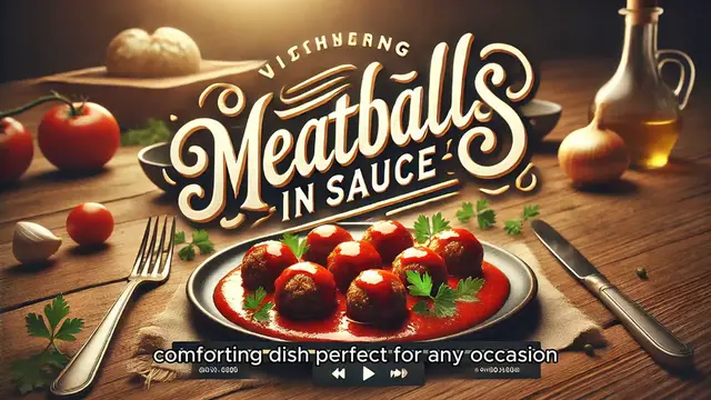 Video thumbnail for Meatballs in Sauce