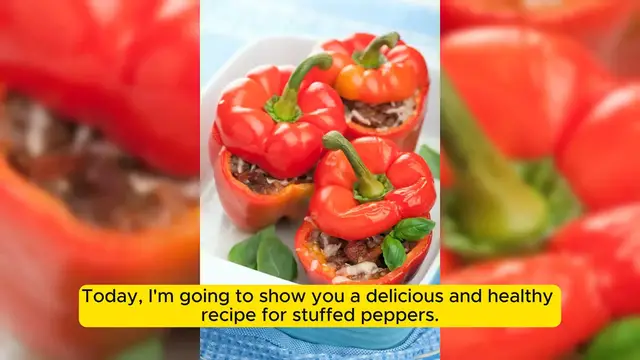 Video thumbnail for Chicken Parmesan & Quinoa Stuffed Peppers