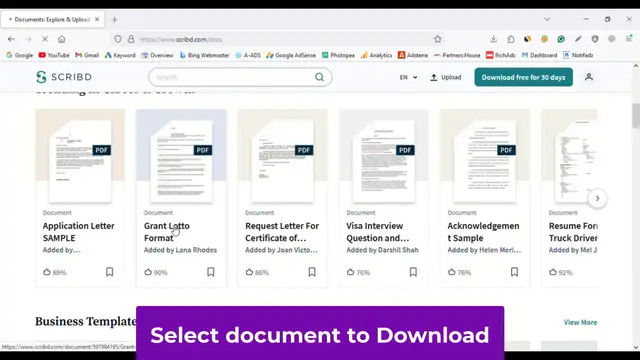 'Video thumbnail for How To Download Any Document From Scribd.com For Free - Scribd Downloader Online'
