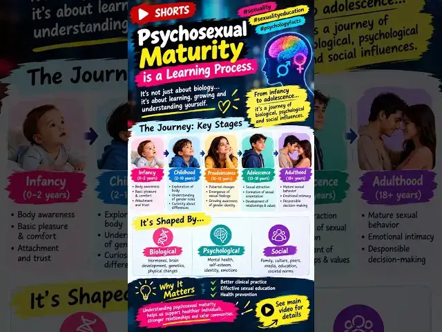 Video thumbnail for Psychosexual maturity is a learning process. #sexuality #sexualityeducation #psychologyfacts #shorts