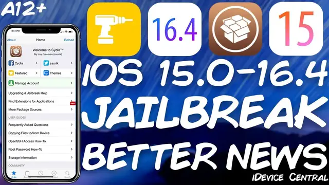 Video thumbnail for iOS 15 - 16.4 JAILBREAK More Big News: Rootless Tweaks Finally UPDATED! More Devs Releasing! (A12+)