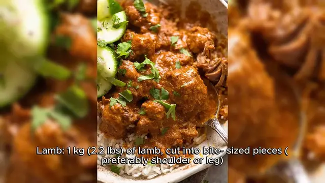 Video thumbnail for Josh Rogan Lamb Curry Recipe