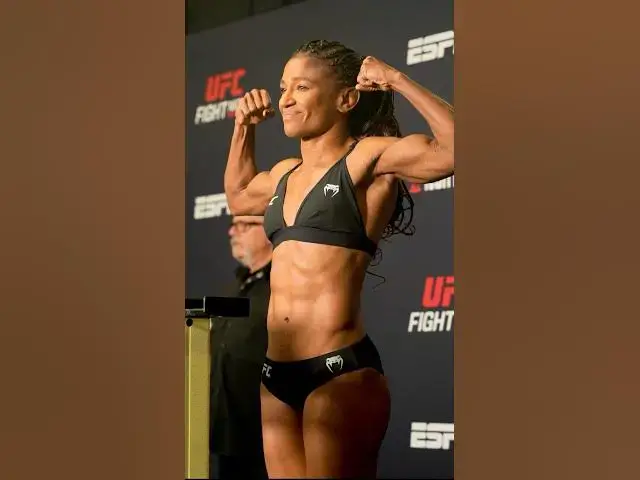 Video thumbnail for Our co-host Angela Hill is ready! #UFCVegas102 #UFC #MMANews