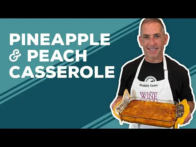 Video thumbnail for Love & Best Dishes: Pineapple and Peach Casserole Recipe | Canned Fruit Dessert Recipes
