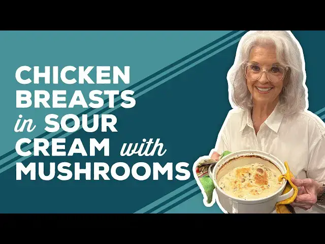 Video thumbnail for Love & Best Dishes: Chicken Breasts in Sour Cream with Mushrooms Recipe | Chicken Dinner Ideas