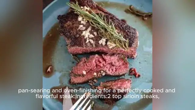 Video thumbnail for top sirloin steak recipe