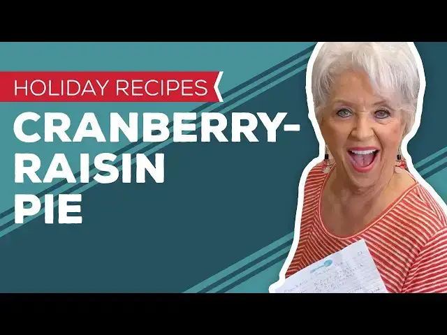 Video thumbnail for Holiday Recipes: Cranberry-Raisin Pie Recipe