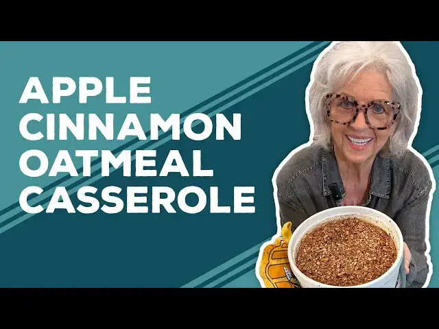Video thumbnail for Love & Best Dishes: Apple Cinnamon Oatmeal Casserole Recipe