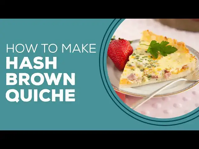 Video thumbnail for Blast from the Past: Hash Brown Quiche Recipe | Easy Breakfast Casserole Ideas