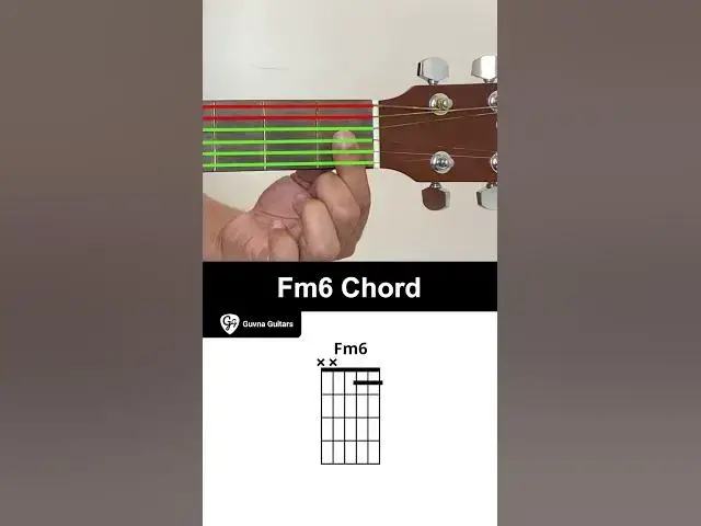 Video thumbnail for How To Play The Fm6 Chord On Guitar - Guvna Guitars.