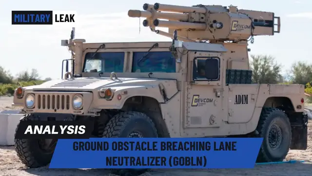 Video thumbnail for Ground Obstacle Breaching Lane Neutralizer (GOBlN)