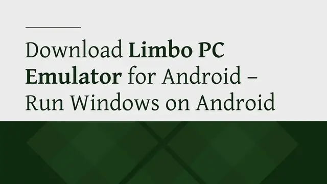 'Video thumbnail for Download Limbo PC Emulator for Android – Run Windows on Android'