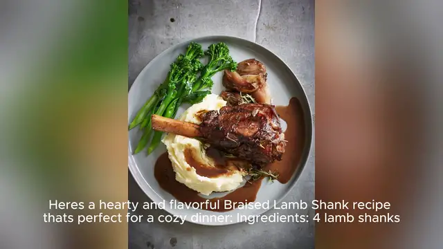 Video thumbnail for lamb shank recipe