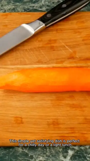 Video thumbnail for carrot soup recipe