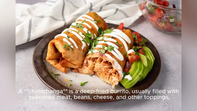 Video thumbnail for chimichanga recipe