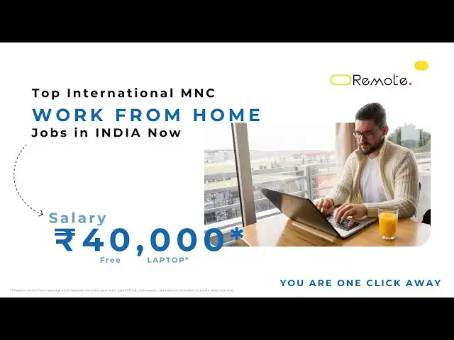 Video thumbnail for Ghar Baithe Jobs: Top 3 International Latest MNC Work From Home Jobs 2025 for India Now. No Office,