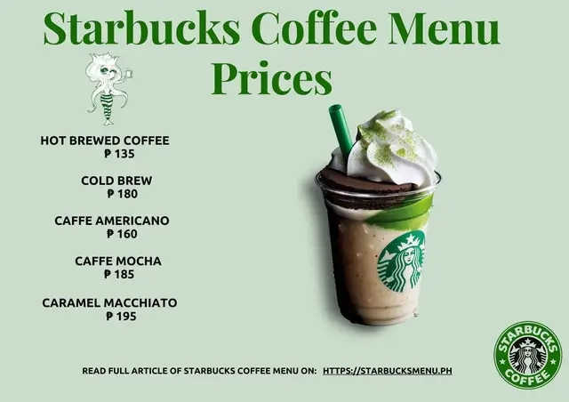Video thumbnail for menu starbucks Price