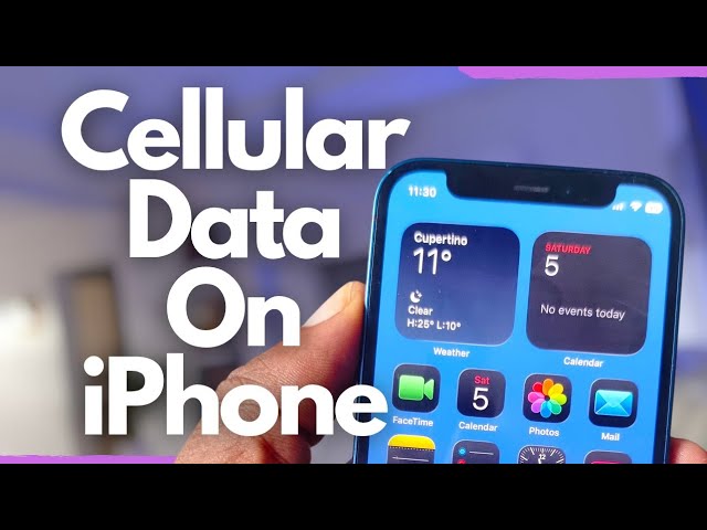 Video thumbnail for How To Turn On Cellular Data On iPhone