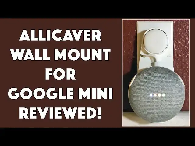 Video thumbnail for ALLICAVER Wall Mount for Google Home Mini -- REVIEWED