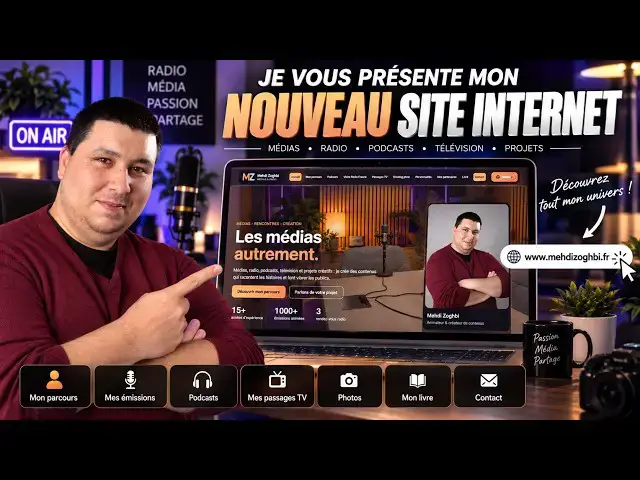Video thumbnail for 🎉 JE VOUS PRÉSENTE MON NOUVEAU SITE INTERNET !